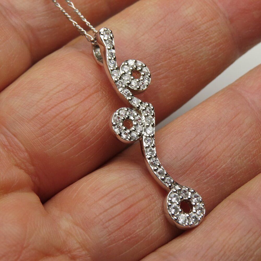 Sterling Silver Pendant & Necklace - Picture 3 of 3